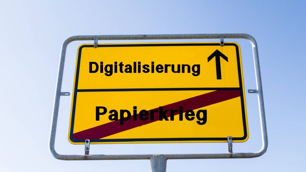 Moving from a paper-based system to a digital system